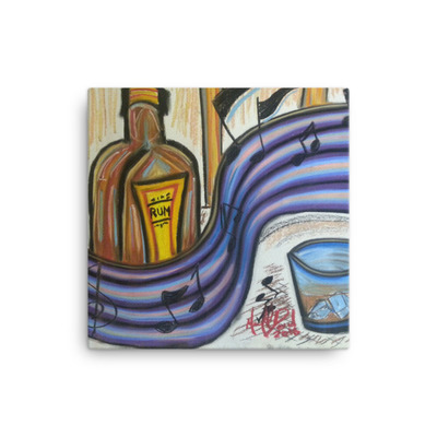 Michael David Art - Those Bundy Blues 12x12 Canvas