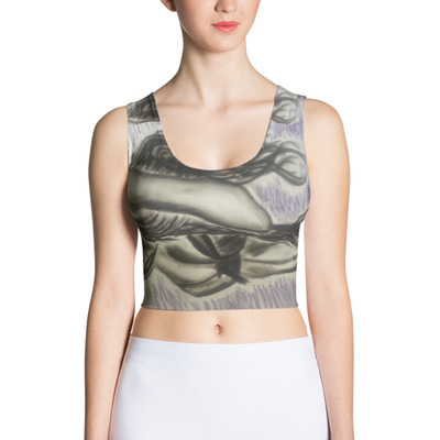 Its the Hair Crop Top by Michael David Art