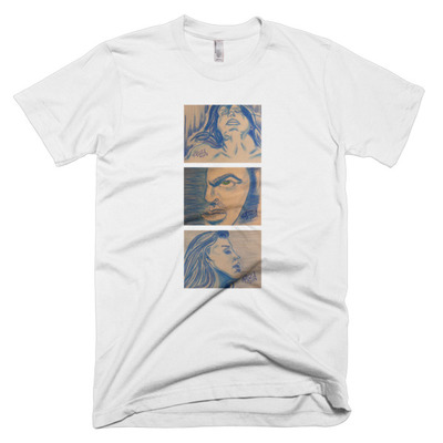 Blue Series - Blue Nights by Michael David Short sleeve men's t-shirt
