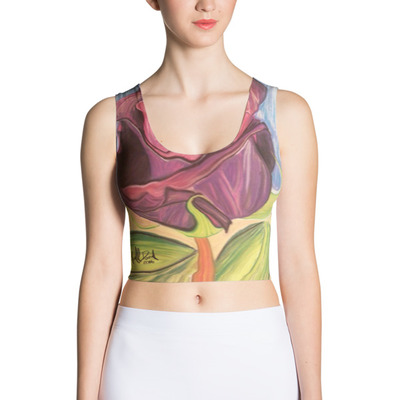 The Rose Vert Crop Top by Michael David
