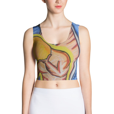 Contemplation Crop Top by Michael David