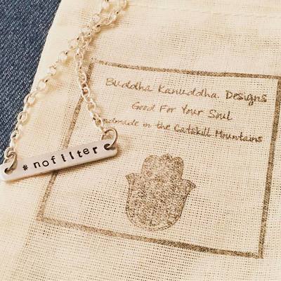 #NOFILTER Handstamped Necklace
