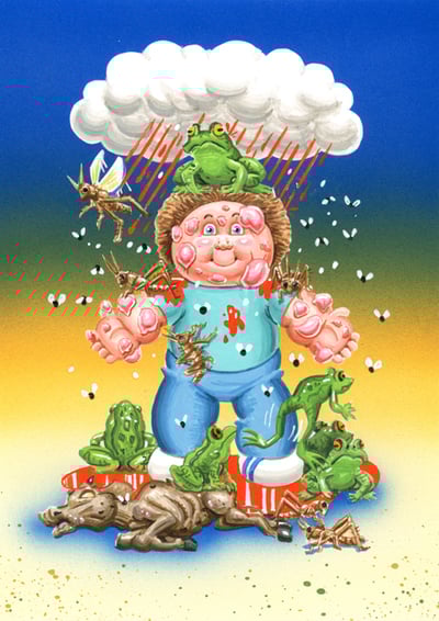 CRAIG Plague / Cursed CHRIS Final Art - Garbage Pail Kids 2017 Adam-geddon