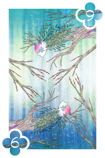 Playing Card Art: Nines