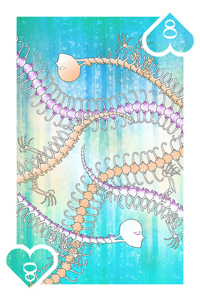 Playing Card Art: Eights