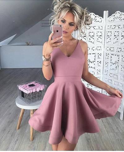 Charming Homecoming Dress,Fashion Homecoming Dress,Sexy Party Dress,Custom Made A Line Homecoming Goowns