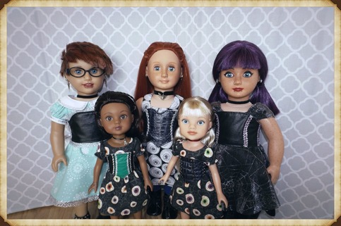 Classic Corsets for 14 inch Dolls fits Wellie Wishers, H4H, Les Cheries, etc.