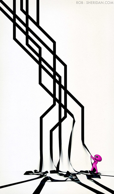 "Troublemaker" (Pink Edition) large print (17" x 22")