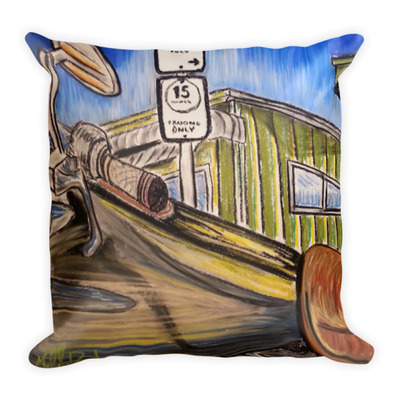 Fifteen Minutes - Square Pillow - by Michael David