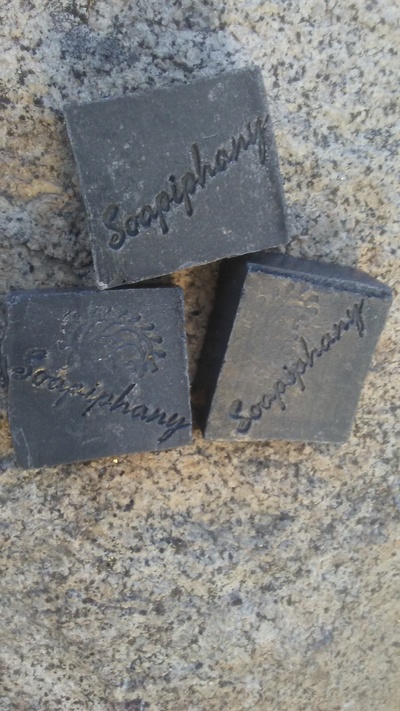 Black Soap, Activated Charcoal, with Green Clay, Patchouli