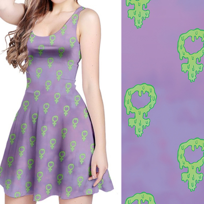 Girl germs skater dress - Thumbnail 3