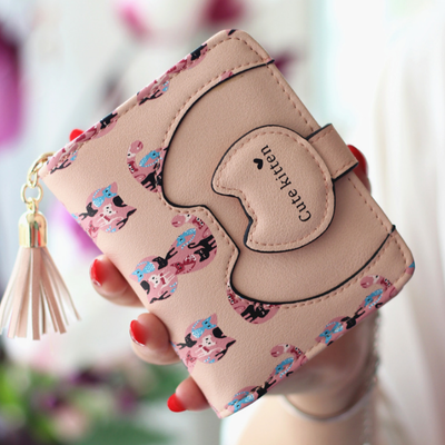 Cute kitten cat wallet purse - Thumbnail 5