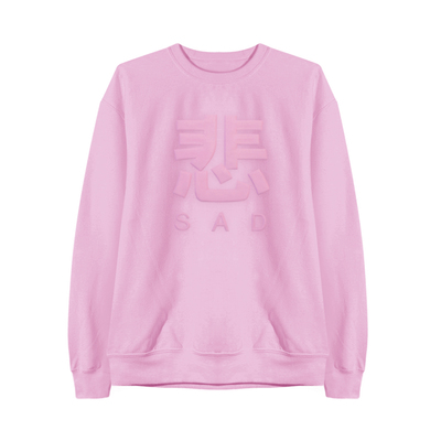SAD SWEATSHIRT PINK