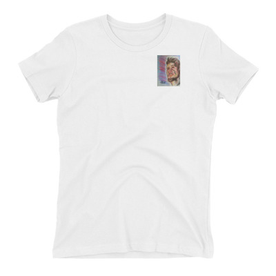 15 minutes tear away tag Women's t-shirt by Michael David