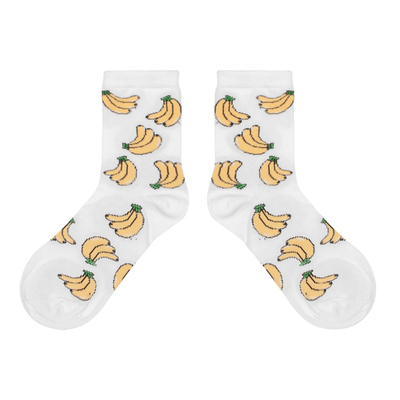 BANANA SOCKS WHITE