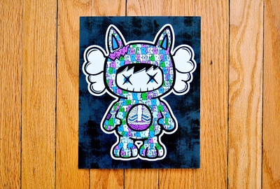 Zombie Joey Bubble Letter Poster