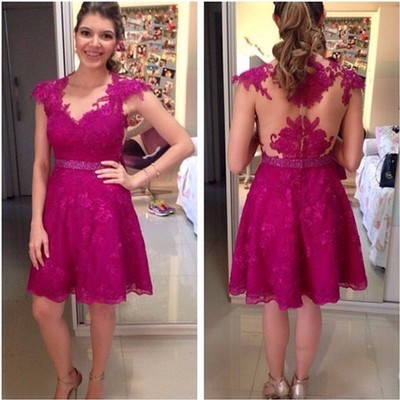 Homecoming Dresses,Lace Homecoming Dress,Homecoming Dress,Fitted Homecoming Dress,Short Prom Dress