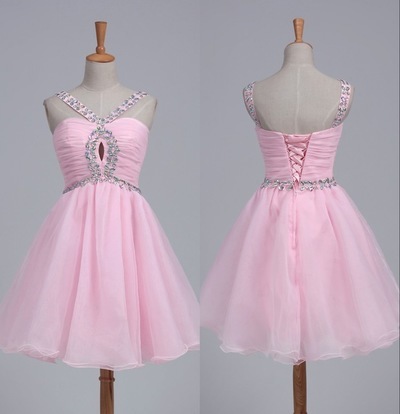 Pink Homecoming Dresses,Homecoming Dress, Cute Homecoming Dresses