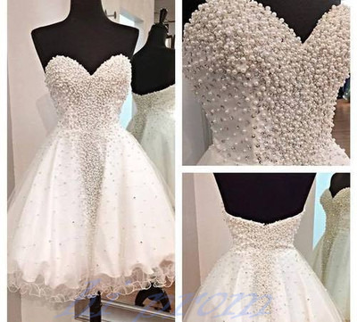 White Homecoming Dress,Short Homecoming Gown,Tulle Homecoming Gowns,Ball Gown Party Dress