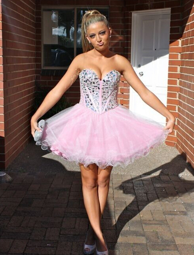 Pink Homecoming Dresses,Homecoming Dress,Cute Homecoming Dresses
