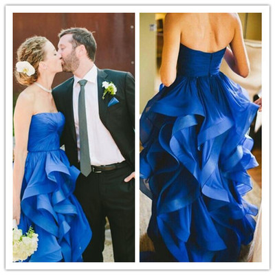 Royal Blue Charming Real Made Prom Dresses,Long Evening Dresses,Prom Dresses On Sale,L28 - 269