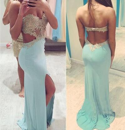 Hot Sale Charming Long Appliques Real Made Prom Dresses,Long Evening Dresses,Prom Dresses On Sale, D81 - 368