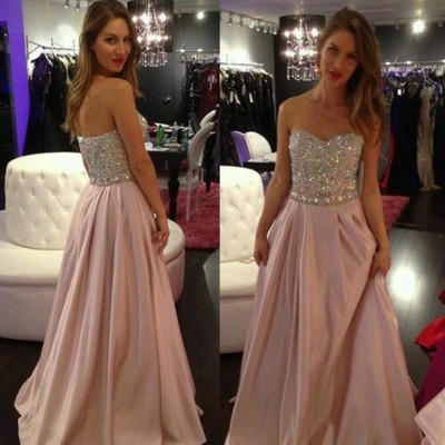 Sweetheart Beading Custom Made Charming Prom Dress,Chiffon Formal Dresses,Long Evening Dresses On Sale, T57 - 350