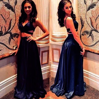 Sexy Two Pieces Charming A-Line Prom Dresses,Long Evening Dresses,Prom Dresses On Sale, T121 - 388