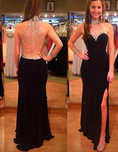 Elegant Sleeveless Beading Top Long Prom Dress/Evening Dress - 316