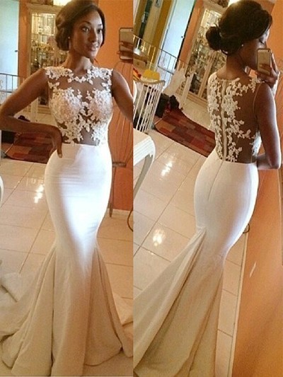 Newest Appliques Mermaid Prom Dresses,Long Evening Dresses,Prom Dresses On Sale, T173 - 417
