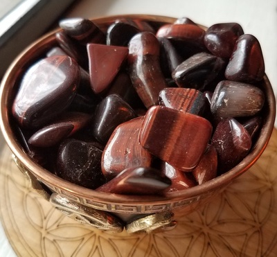 Tumbled Red Tiger's Eye