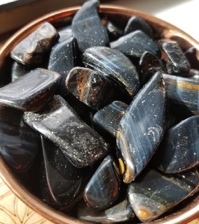 Tumbled Blue Tiger's Eye
