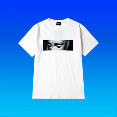 YOUR BUDDHA IS WATCHING YOU T SHIRT IN WHITE