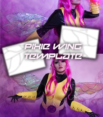 Pixie Wings Template