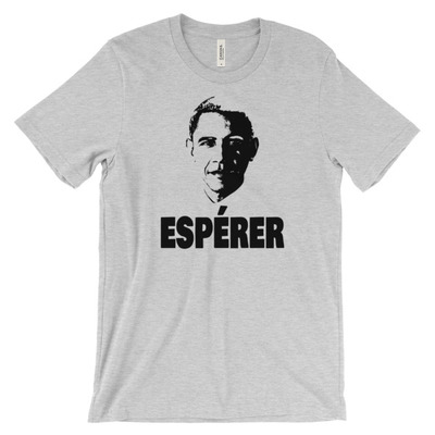 Obama Espérer Unisex short sleeve t-shirt