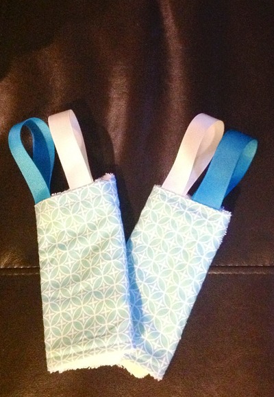 Baby carrier strap covers