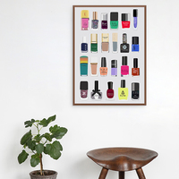 Nail Polish Collection, fashion, beauty, digital, illustration, art print - Thumbnail 3