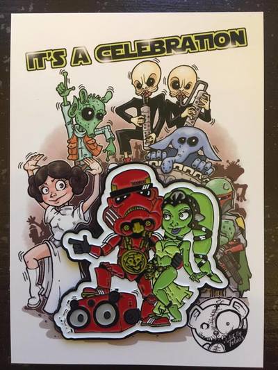 SW Celebration 2017 Exclusive Hip Hop Trooper Party Pin! - LAST ONE!