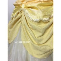 P106 COSPLAY beauty and beast princess belle Costume tailor made puffy version - Thumbnail 5