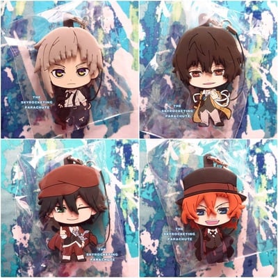 Bungou Stray Dogs - Picktam Strap - Nakajima Atsushi / Dazai Osamu / Edogawa Ranpo / Nakahara Chuuya / Akutagawa Ryuunosuke / Kunikida Doppo -