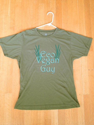 Old School Eco-Vegan Guy - Men's Shirts