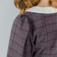 "Imadoki School" Tartan Puffy Dress - Thumbnail 2