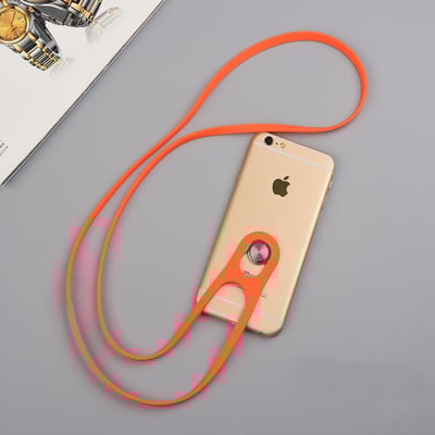 Universal Cell Phone Silicone Neck Hanging Lanyard Anti Theft Lost MPR01