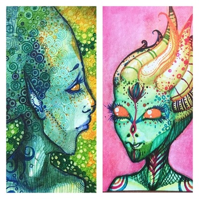 Alien Babes (Set of 2)