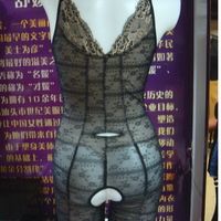 #8811 Plus size XXL 3XL Women's sexy underwear ice cool fiber crotchles girdles spanx body shapers shapewear - Thumbnail 1