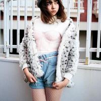 High Waist Fishnet Tight - Thumbnail 1