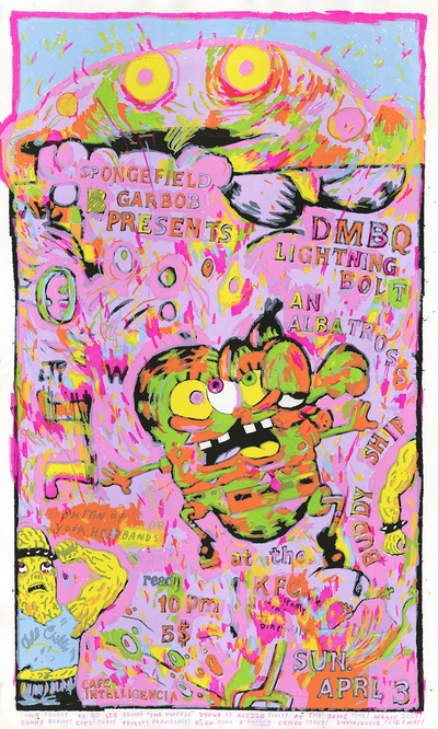 SPONGEFIELD GARBOB PRESENTS: (SHOW POSTER)