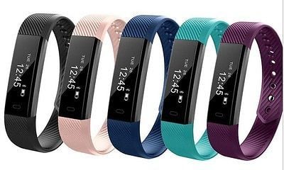 2017 Latest Model! ID115HR Heart Rate Fitness Health Tracker Smart Bracelet