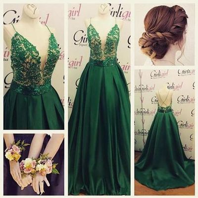 High Quality Prom Dress,Backless Prom Dresses,Sexy Green Prom Gowns,Green Prom Dresses, Party Dresses,Long Prom Gown,Prom Dress,Sparkle Even