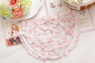 3pcs Women's sexy underwear chiffon briefs underpants panties #0361